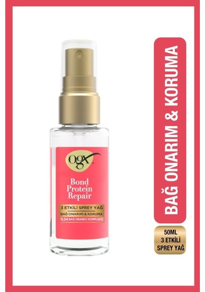 Ogx Bond Protein Repair 3 Etkili Yağ 50 Ml