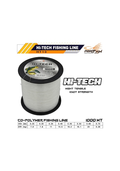 Portfish Hi-tech Bobin Misina 1000 Mt 0,60