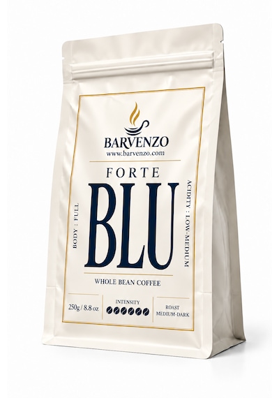 Barvenzo Forte Blu 250 G Yoğun Karakter Nitelikli Kahve Çekirdek Kahve