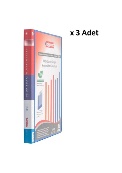 Bigpoint Sunum Dosyası Cepli 40'lı Mavi X 3 Adet Diğer
