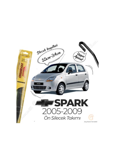 Chevrolet Spark Silecek Takımı 2005-2009 İnwells Hibrit