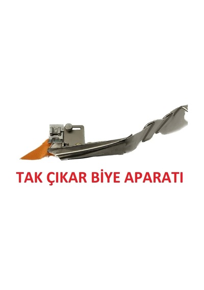 V Tipi Aile Dikiş Makinası Tak Çıkar Biye Aparatı
