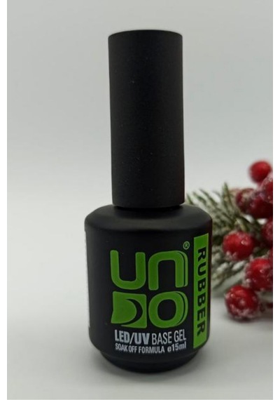 Uno Rubber Base Coat 15ml Protez Tırnak Jeli Baz Kat Rubber Base Gel Rubber Base