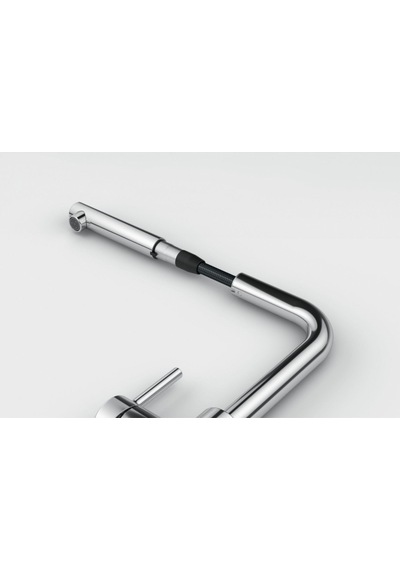 Franke Maris MRX 110-70 Tek Gözlü Eviye + Lina L Krom Spiralli Mutfak Eviye Batarya Seti Krom Inox