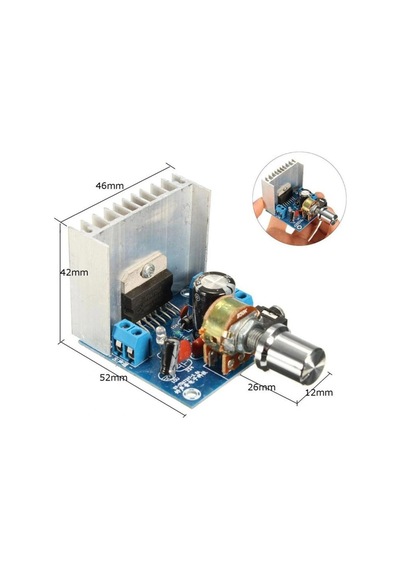 Tda7297 Amfi Devresi Amplifikatör Çift Kanal 2x15w