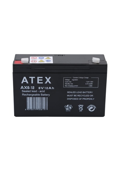 Ax6-12 6v Volt - 12ah Amper Bakımsız Kuru Akü
