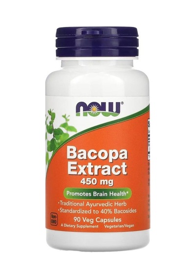 Now Foods Bacopa Extract 450 Mg 90 Kapsül