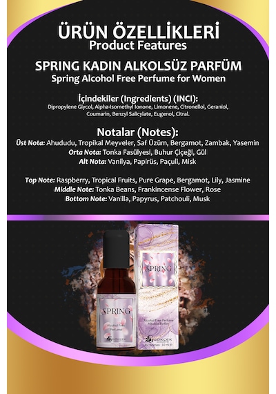 Gökçek Şifa Spring Kadın Pafüm EDP 10 ML