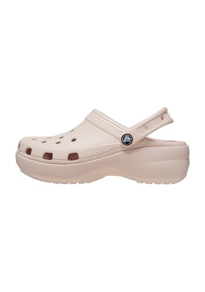 Crocs Classic Platform Clog Kadın Bej Terlik