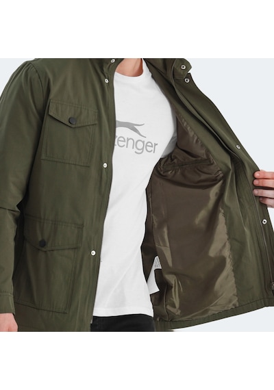 Slazenger BROOKS Erkek  Yeşil Mont & Kaban