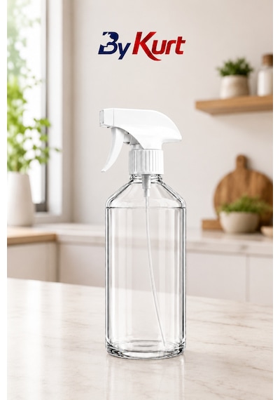 Sprey Şişe 500 Ml Şeffaf Boş Püskürtme Şişesi Temizlik Ve Bitki Bakımı İçin