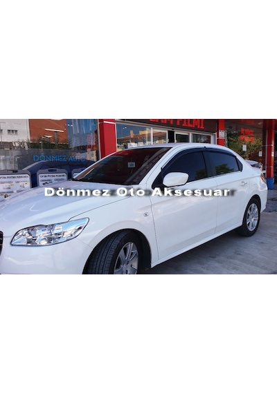 Peugeot 301 Mügen Cam Rüzgarlığı Kromlu 2012-2020 Arası 4 Lü Set N11.13143
