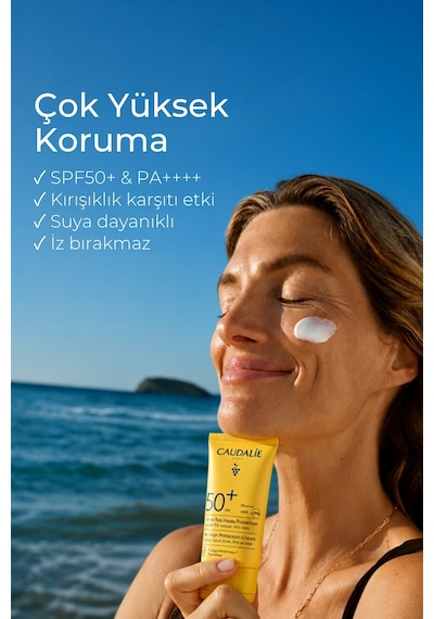 Caudalie Çok Yüksek Koruma Sağlayan Güneş Kremi Spf50+ 50ml