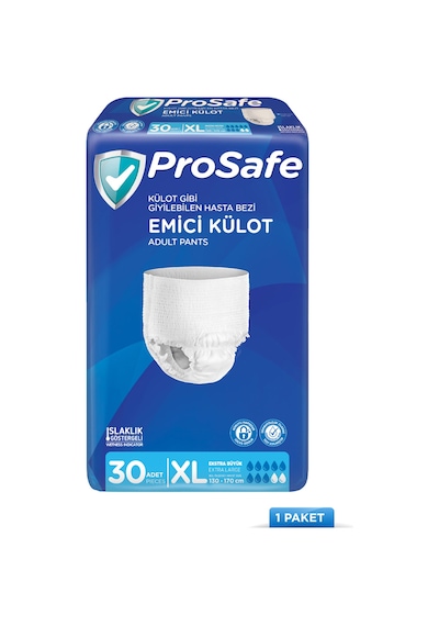 Külotlu Yetişkin Hasta Bezi Emici Külot Xlarge 30'lu XL