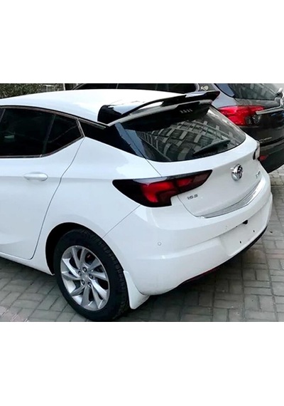 Opel Astra K İçin Uyumlu  Spoiler - Piano Black 2016-2020