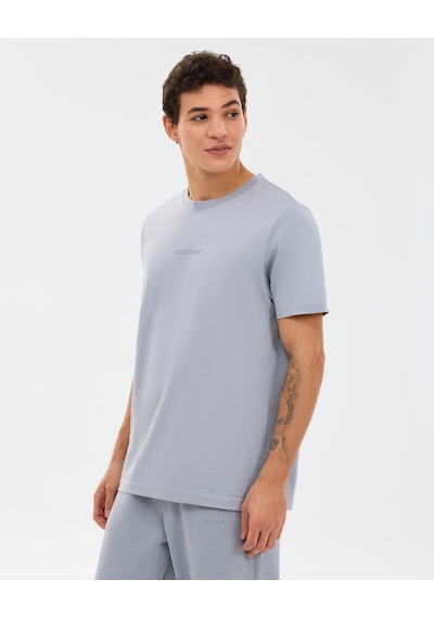 Skechers M Essential T-shirt Erkek Gri Tshirt S2510017-4256