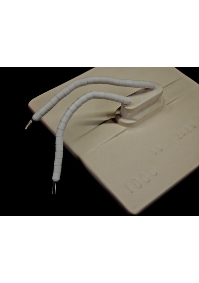 Sern 122x122mm 1000w 230v Beyaz Sfe Model Düz İnfrared Seramik Isıtıcı Rezistans 1 Adet