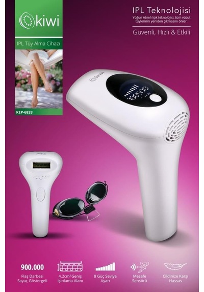 Kiwi Kep-6833 Pro Ipl/lazer Epilasyon Kep-6833
