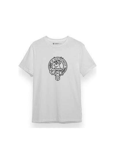 Outlander Je Suis Prest Beyaz Kısa Kol Erkek Tshirt 001