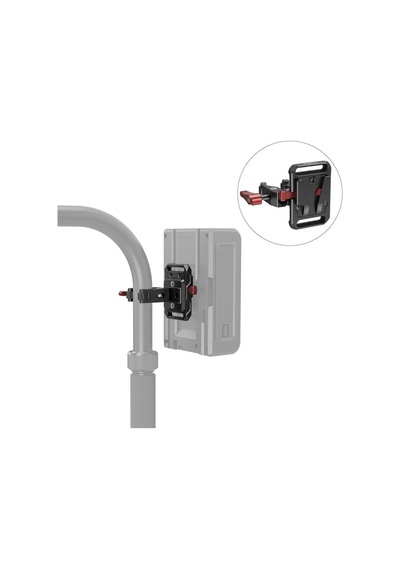 Smallrig 2989 Yengeç Şekilli Kelepçeli Mini V Montajlı Akü Plakası