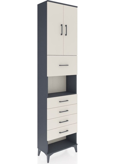 Arges Dolap 3 Raflı 5 Çekmeceli 2 Kapaklı 60x30x243 Antrasit-... Antrasit Arges Dolap 3 Raflı 5 Çekmeceli 2 Kapaklı 60x30x243 Antrasit-... Antrasit