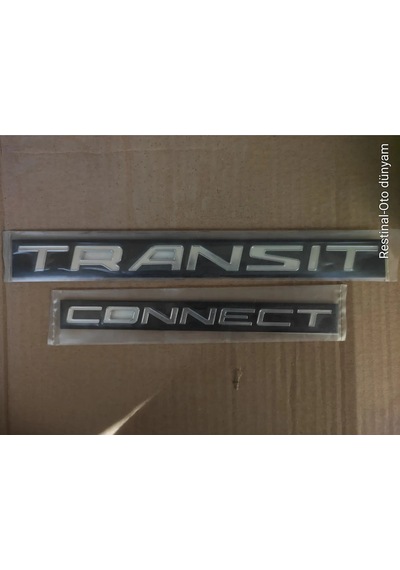 Transit Connect Bagaj Yazısı Yeni Kasa Transit Connect 2li Takım Yeni Model Bantlı Oto Logo Aksesuar