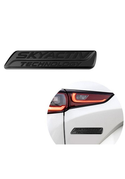 Dk Tuning Mazda 2 3 6 Cx-5 Mx-5 Skyactiv Bagaj Siyah Logo Amblem Bagaj Arma