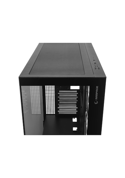 Rampage Hydra V1 Black Type-C Argb Fan + Hub E-ATX Exclusive Gaming Kasa