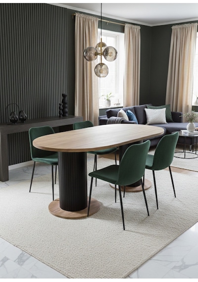 Oslo 180x90x74cm 36mm Kalın Kenarlı Oval Beyaz Sütunlu Yemek Masası Sandalye Yok Sadece Masadır Çok Renkli Oslo 180x90x74cm 36mm Kalın Kenarlı Oval Beyaz Sütunlu Yemek Masası Sandalye Yok Sadece Masadır Çok Renkli