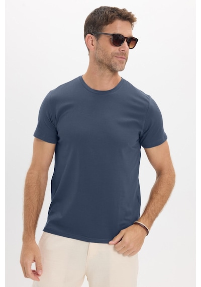 Tudors Erkek Slim Fit Dar Kesim Pamuklu Yumuşak Doku Esnek Kumaş Basic İndigo Bisiklet Yaka Tişört-52099 Çok Renkli Tudors Erkek Slim Fit Dar Kesim Pamuklu Yumuşak Doku Esnek Kumaş Basic İndigo Bisiklet Yaka Tişört-52099 Çok Renkli