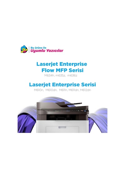 Hp Laserjet Enterprise Flow Mfp M635z Uyumlu  Toner Çipli W1470a 4'lü 10.500 Sayfa