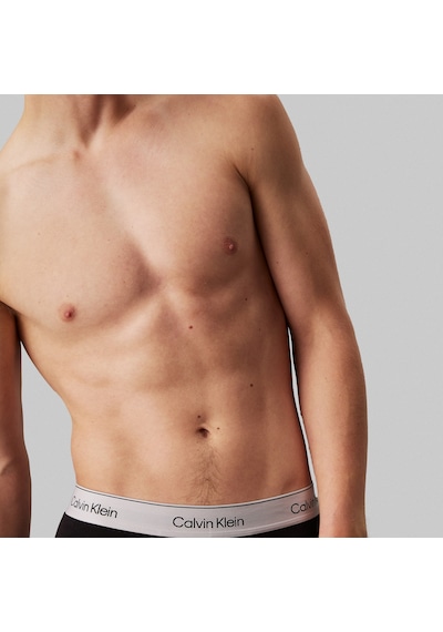 Calvin Klein Icon Strech Erkek Siyah 3'lü Boxer 026 Lv00nb4392 Siyah