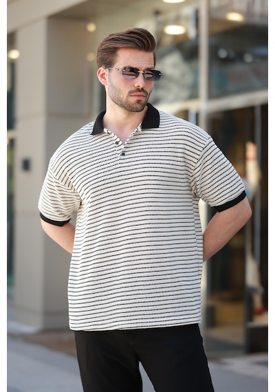 Madmext Siyah Polo Yaka Triko Erkek T-shirt E7139 Siyah Madmext Siyah Polo Yaka Triko Erkek T-shirt E7139 Siyah