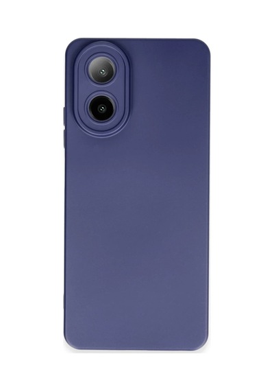 Oppo A38 Kılıf Nano İçi Kadife Silikon - Lacivert 0.2M-Çok Renkli