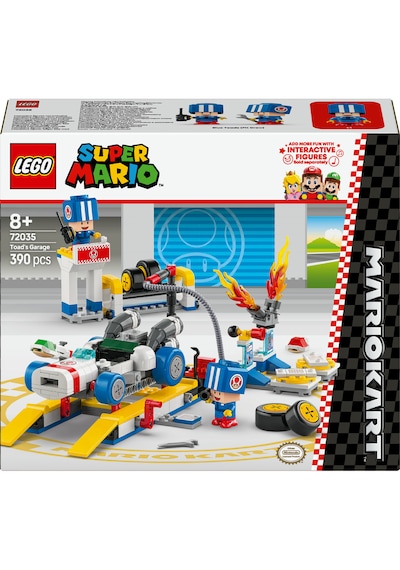 LEGO® Super Mario™: Mario Kart™ – Toad’un Garajı 72035 - 8 Yaş ve Üzeri Koleksiyonluk Yaratıcı Oyuncak Yapım Seti (390 Parça)