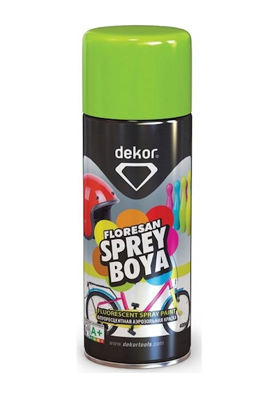 Yeşil Floresan Sprey Boya 673 Yeşil Floresan