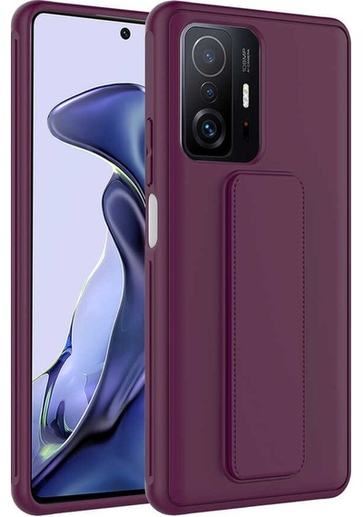 Xiaomi Mi 11T 5G Kılıf Zore Qstand Katlanabilir Standlı Kılıf