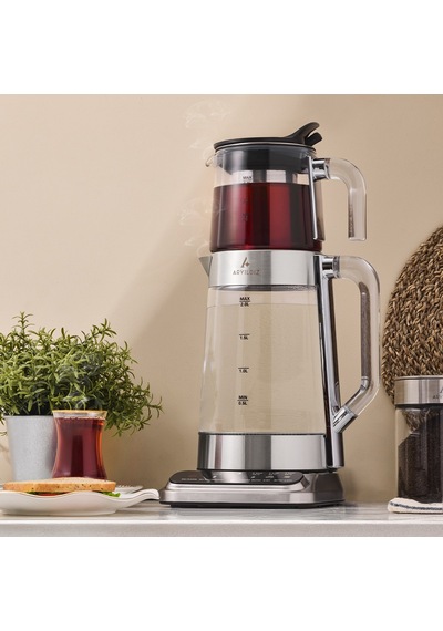 Aryıldız Design XL 2.3 L Digital Cam Çay Makinesi