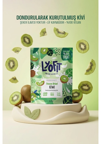 Lyofit Food Freeze Dried Kivi 20 G