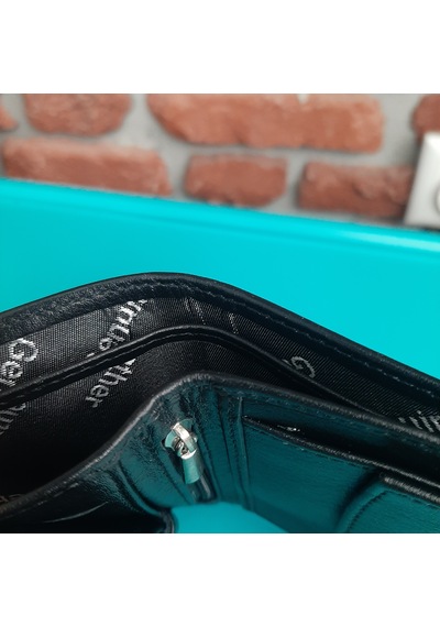 Gvnbag Hakiki Deri Erkek Bozuk Para Gözlü Siyah Mini Cüzdan Gvn-0116 Siyah