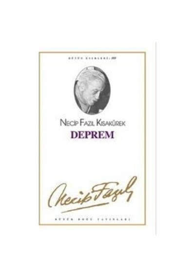 Deprem - Çile - Emrah Kısakürek - Büyük Doğu Yayınları