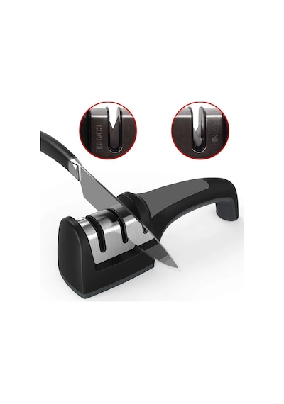 Bıçak Bileyici 3 Açılı Elmas Seramik Tungsten Ergonomik Masat Profesyonel Çelik El Bıçakları Bileme
