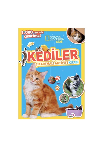 National Geographic Kids Kediler Çıkartmalı Faaliyet Kitabı Sku: Zeusstk1fdf1204e3