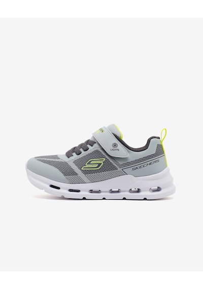 Skechers Glıde-step Lıghts Büyük Erkek Çocuk Gri Işıklı Spor Ayakkabı 400240l Gylm