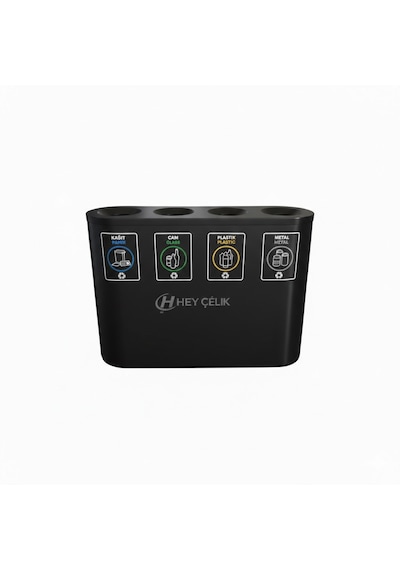4 Lü Sıfır Atık Geri Dönüşüm Ünitesi Gd-904 Profesyonel Metal Atık Ayrıştırma Sistemi Hey Çelik