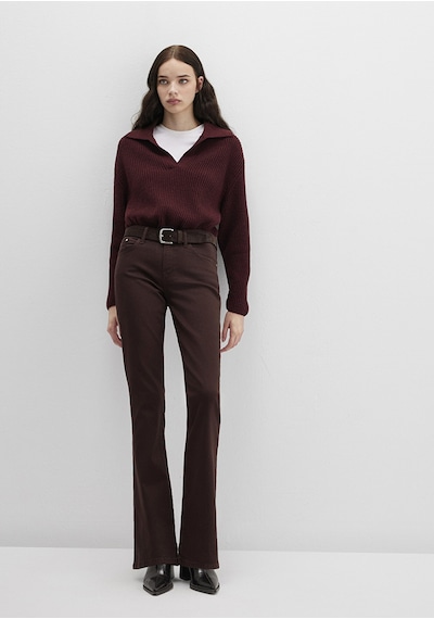 Mavi - Molly Kahverengi Gabardin Pantolon 1013691199 Kahverengi