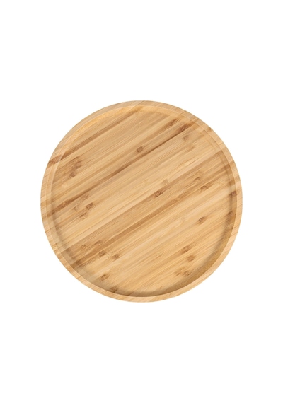 Bambu Lüx Yuvarlak Servis 25 25cm, Sunumluk & Çerezlik Sunum Tabağı Çok Renkli