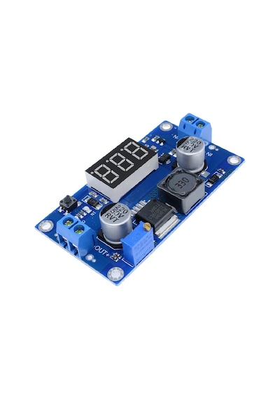 Xl6009 4a Dc-dc Led Voltmetreli Ayarlanabilir Güç Yükseltici Modülü - Lm2577