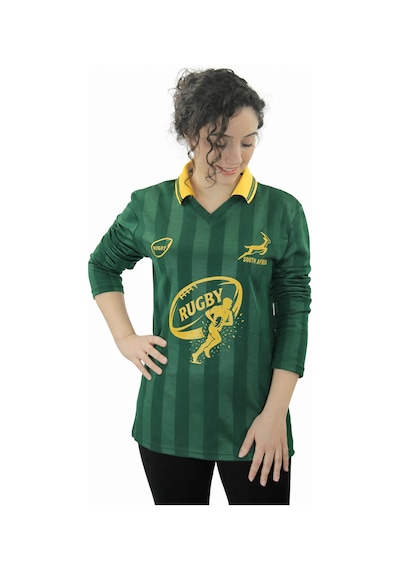 Urbantrendstore Rugby Tasarımlı Günlük Rahat Kullanım Casual Tişört Yeşil Uzun Kol Urbantrendstore Rugby Tasarımlı Günlük Rahat Kullanım Casual Tişört Yeşil Uzun Kol