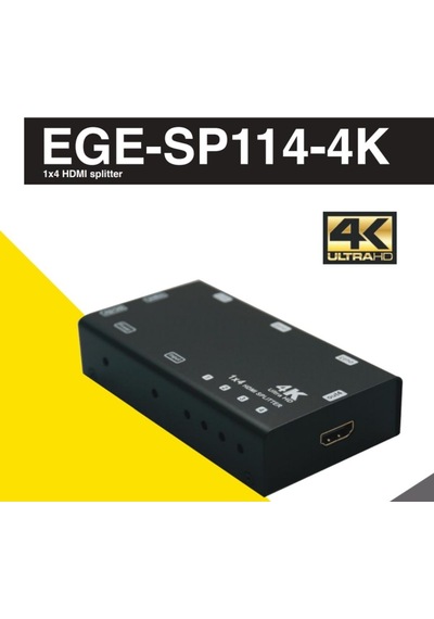 Geratech 1x4 Hdmı Splıtter 1 Giriş - 4 Çıkış